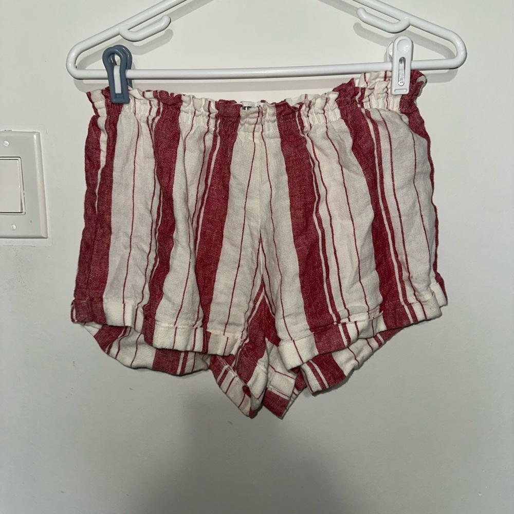 Reformation Linen Shorts Sz M